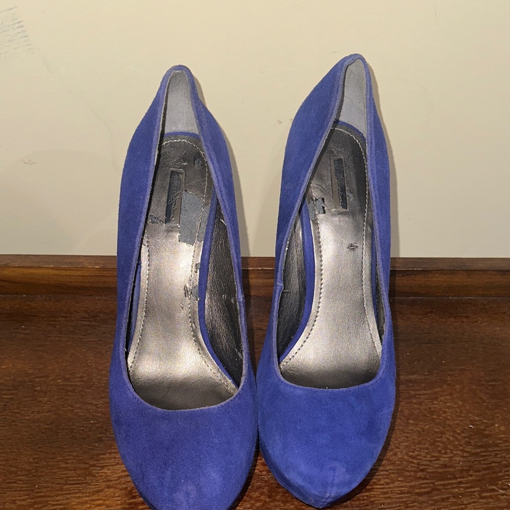 Report Signature Royal Blue Suede Heels